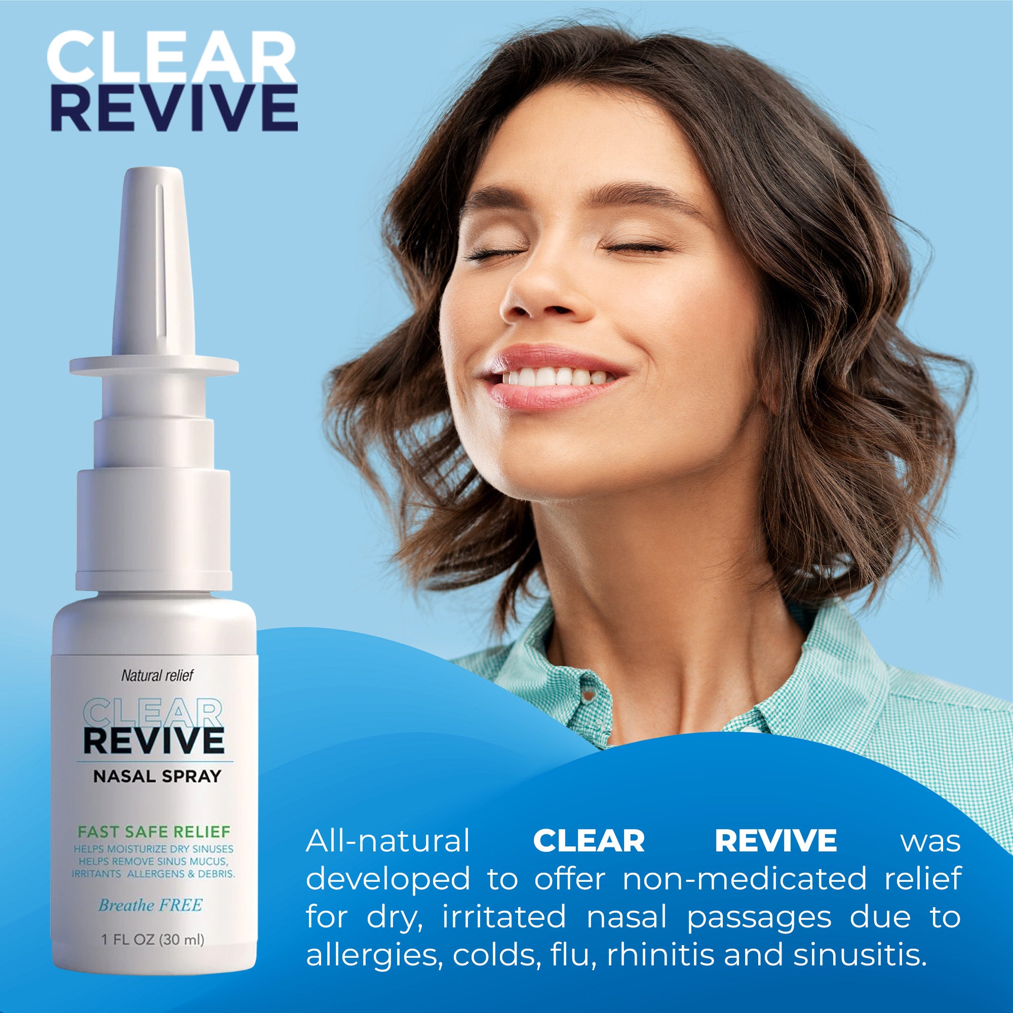 Clear Revive - Nasal Spray (All-Natural)