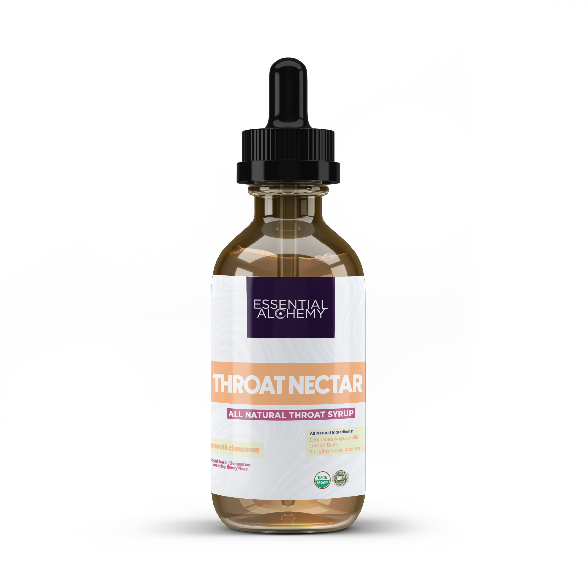 Smooth Cinnamon Throat Nectar - All Natural Throat Syrup